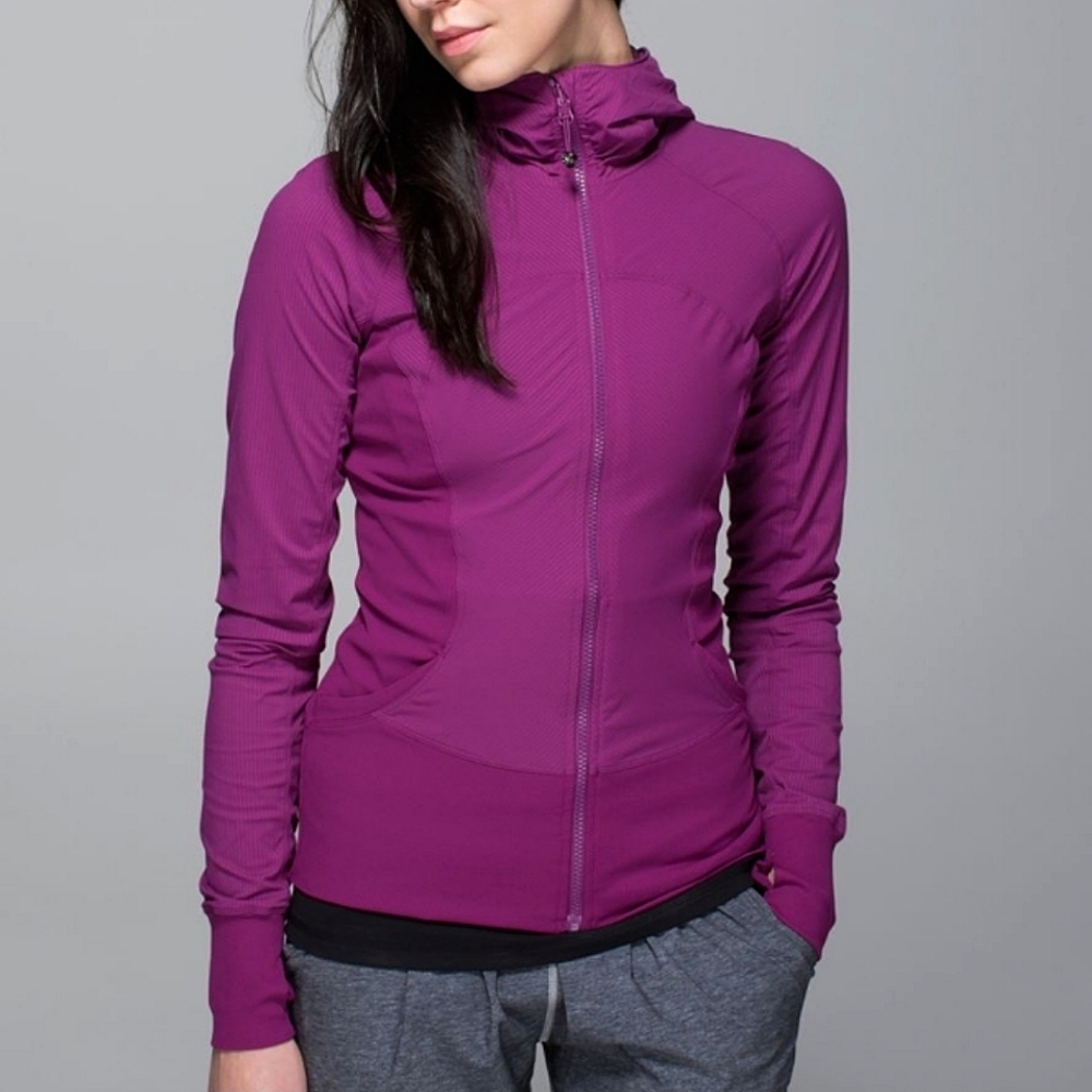 Lululemon Regal Plum Reversible In Flux Jacket